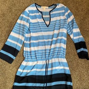 Michael Kors Striped Tunic Top SZ XS